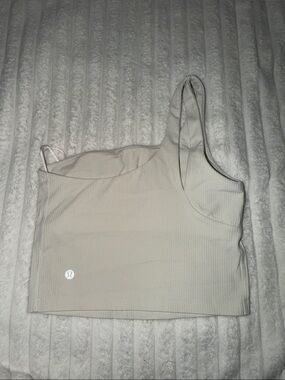 Lululemon Ribbed Nulu Asymmetrical Yoga Tank Top | Size 4